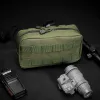 Väskor Taktiskt mollesystem förvaringspåse campingjakt Tillbehör Militär EDC verktygsväska utomhuspåsar Armépåse Multicam Molle Case