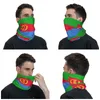 Bandanas bandeira da eritreia bandana pescoço gaiter para acampamento de esqui feminino masculino envoltório cachecol balaclava mais quente