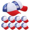 Casquettes de baseball Casquette de baseball sublimée Chapeau de maille vierge Chapeaux de sublimation de bricolage en plein air pour hommes Transfert de chaleur a