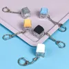 Porte-clés Clavier Switche Bouton du bout des doigts Porte-clés Cliquez sur ABS Key Cap Pendentif sans bibelot de lumière LED