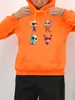 Clothing Sets Super Kitties Hooded Autumn Sweatshirt Boys Girl Clothes Jacket Fleece Pullover Cute Cat Anime Hoodie Kids Boutique