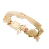 Haaraccessoires Trend Babyband Meisjes Bloemenlint Haarband Zacht Ademend Hoofdband Elastische ornamenten voor Poshoots