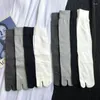 Kvinnors strumpor Bomull Dela tå Mid-kalv Solid Color Stripe Stockings Bekväma mjuka två-toed japanska Harajuku Tabi Sox