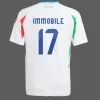 Maglia da calcio Italia Euro Cup 2024 Maglia da calcio Euro Cup Versione giocatore maglie da calcio TOTTI VERRATTI Italia24 25 magliette da calcio Uomo set kit bambini uniforme