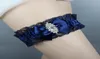 Темно-синие свадебные подвязки, 1 шт., набор для невесты, жемчуг, свадебные подвязки, стразы, размер 1723 дюйма, подарок на выпускной 2019, дешево в Sto2605668