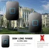 Doorbells Intelligent wireless waterproof doorbell 2 buttons 1 2 3 receivers US EUK UK AU plug home LED light call bell 300M remoteY240320