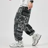 Herenbroek Heren Harem Lente Mode Jogger Joggingbroek Koreaanse Losse Oversized Broek Grappig Streetwear Man Casual