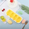 Dondurma Araçları Şekli Sevimli Yaz Popsicle Kalıp Malzemesi Malzemedir ve Kapak Daha İlginç ve Güzel Silika Jel L240319