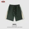 Herrenbekleidung |2024 Frühjahr/Sommer Texture Series 360G Kontrastfarbene Shorts mit offener Waffel, lockeres Modelabel