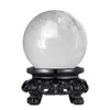 Estatuetas decorativas base de bola de cristal esfera suporte de mesa suporte de tigela para decorações de exibição