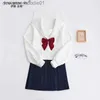 Cosplay Anime-Kostüme Weißes japanisches Anime-Highschool-Mädchen Dent JK-Uniform Rollenspiel in Marineuniform Plissee-Skills-Seemann-Set im koreanischen StilC24320
