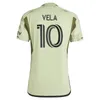 LAFC 2023 2024 Los Angeles FC Jersey Kids Kit Man 23/24 Camisa de futebol Principal Home Preto Away Green Smokescreen BOUANGA OLIVERA TILLMAN BOGUSZ Uniforme masculino