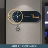 Relojes de pared estilo chino creativos dibujos animados moda diseño silencioso xenomorfo reloj estético lujo Horloge decoración del hogar Led