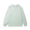 Designer Sweatshirt Mens Jumper 100% Cotton 230GSM With Pocket Square Label Lång ärm för män och kvinnor par kläder vårens höst
