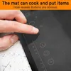 Table Mats 52X78cm (20X30 Inch) Induction Hob Protector Mat Magnetic Silicone Cover