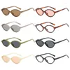 Lunettes de soleil mode Y2k marque petit cadre ovale femmes filles 2024 lunettes de soleil pour femme Sexy dames lunettes rondes