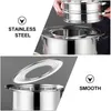 Dubbelpannor Ångare Ring Pot Kitchen Pots Accessory Adapter Ångplatta Rostfritt stål Rack