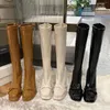 Casual Shoes 2024 Luxury Women's Boots High Heels Fashion Elegant Sexy Brand Selling Winter Rider For Women Thigh