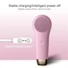 Electric Cleansing Brush Silicone Ultrasonic Vibration Face Cleanser Deep Pores Blackhead Cleaning Washing Skin Massager 240313