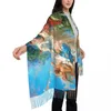 Foulards Mode Boreas Abduction Oreithyia Gland Écharpe Femmes Hiver Automne Chaud Châle Wrap Lady Boucher Renaissance