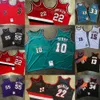 Maillots de basket-ball rétro authentiques Jason Williams 55 Michael Mike Bibby 10 Grant Hill 33 Clyde Drexler 22 Jason Kidd 5 Vince Carter 15 Steve Nash 13 Charles Barkley 34