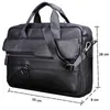 Bolso grande de cuero genuino para hombres para hombres viajes de negocios A4 bolsa de mensajero de papel 14 pulgadas portátil hombro maletín masculino 240308