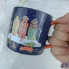 Tassen Weihnachtsbaum Graffiti Keramiktasse Grünes Jahr Geschenk Milch Kaffeetassen Kawaii Teetasse Küchenzubehör