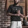 Erkek Tişörtleri Bronson Boks Sporları T-Shirt Retro Boks Kulübü Pamuk Lagrange Eğitim T-Shirt J240319