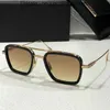 2024 männer Vintage Pilot Platz frauen Sonnenbrille Mode Designer Shades Goldenen Rahmen Sonnenbrille UV400 Gradienten DITA GUEC