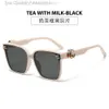 Designer gucchi Black Box g Family Sunglasses para moda feminina popular na Internet e fotos de rua para óculos de sol emagrecedores e resistentes aos raios UV
