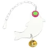 Autres fournitures d'oiseaux miroir accessoires acryliques jouets jouets perroquet parakeet plaything pour