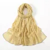Lenços 2024 lenço liso diamante bolha instantânea hijab xales sólido grosso cabeça envoltórios foulard sjaal muçulmano bonnet 180 / 80cm