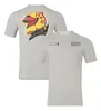 F1 Formel 1 Rennen kurzärmelig T-Shirt Team Uniform Racing Uniform 2024 Saison Runde Hals-Polo-Hemd Revers Short-Ärmel.