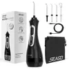 SEAGO – irrigateur dentaire buccal, fil dentaire Portable, Rechargeable par USB, 3 Modes, Mode bricolage, eau IPX7 pour le nettoyage des dents, SG833 240307