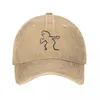 Ball Caps la linea dżins baseball czapka desgin skate trucker hat sprężyna sprężyna para chłodna zwyczaj