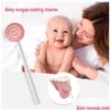 Grooming Define Língua Raspador Bactérias Inibindo Higiênico Prático Oral Escova Cleaner Línguas para Cuidados Respiração Fresca Bebê Crianças Mater Dhska