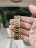 Mens Watch Ro lx Top with Original Luxury Fashion Quality Yellow Gold Green Diamond Dial Bezel 18038 Automatic Watch 78