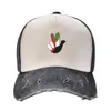 Ball Caps 3 Finger Salute Baseball Cap Schutzhelm Bommel Damen Herren