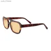 Lunettes de soleil Designer Acétate Lunettes De Soleil Hommes Double Pont Carré Lunettes De Soleil Pour Femmes Haute Qualité Pilote Hommes Drive Shades Gafas De Sol Mujer L240320