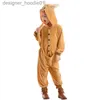 cosplay Anime Costumes Halloween crianças canguru animal role-playing para festas de fim de ano Fun com capuz Onesie moda bonito trajes de performance de palcoC24320