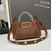 Designer Lafitee grasss Bag Mirror Quality Women Straw Woven Bag Handbags Tote Shopping Bag High Quality Lafite Woven Bag Travel Crossbody Shoulder Purse