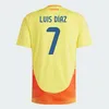 2024 James Luis Diaz Copa America Jerseys Borre L.Sinisterra Falcao Football Shirts 24 25 Cordoba J.Lerma D.Sanchez Matheus Jersey Kids Kit Playerバージョン