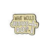 Cartoon Cute JESUS Enamel Pins Christian Clothing Brooch Cute Creative Jesus Lapel Badge Cap Clothes Jewelry Gift Wholesale