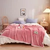 Blankets Four Season Light Milk Fleece Blanket Plush Flannel Imitation Lambswool Warm Soft For Bed Size Throw