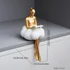 Wolk meisje sculptuur abstracte kunst figuur standbeeld moderne tafeldecoratie huis luxe kamer decor esthetisch ontwerp beeldje ambachten 240314