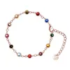 Bracelet coloré à la mode et polyvalent, breloque à cordes à main délicates pour femmes