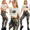 Designer Survêtements Femmes Débardeurs T-shirts et Pantalons Deux Pièces Ensemble Mode Lettre Imprimer Tenues Casual O-cou T-shirt Legging S Sportswear Jogger Sport Costume