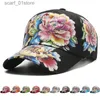 Ball Caps Baseball C Leisure Sun Hat Street Clothing Retro Elegant Ethnic Style Printing Fashion Stage Performance Hip Hop Women Bast NewC24319