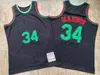 Autêntico Retro Basquete Dikembe Mutombo Jerseys 55 Carmelo Anthony 15 Allen Iverson 3 Hakeem Olajuwon 34 Tracy McGrady Stephen Curry 30 Dirk Nowitzki Jason Kidd