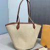 Designer Tote Bag Women Shopping Påsar Totes Luxury Straw Basket Bag Axelväskor Väskor Kvinnor Handväskor Purses Fashion Pocket